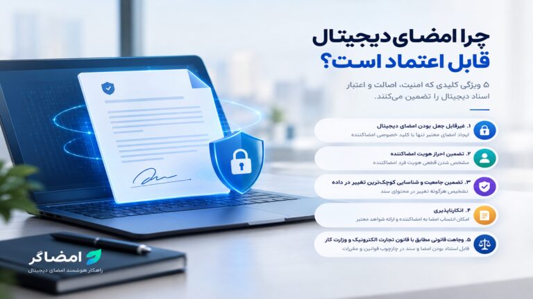 مزایای امضای دیجیتال